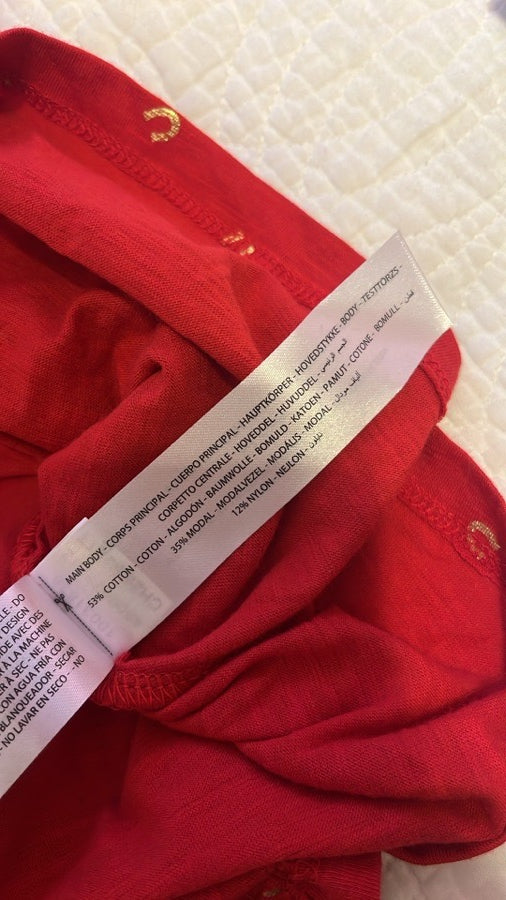 Ariat Women's Devoted Tank Red Sz Small Gold Horseshoe Equestrian Western NWT