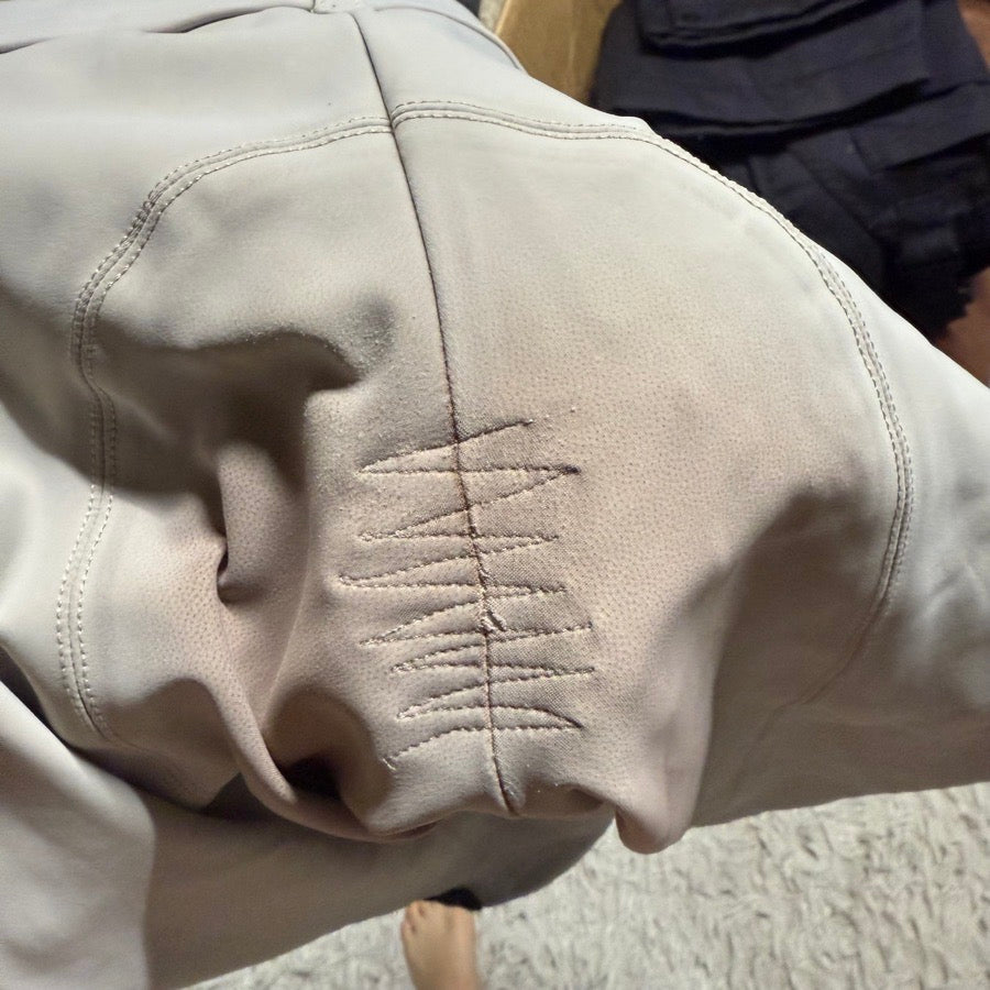 Girl’s Size 12 Tan Cavalleria Toscana Knee Patch Horseback Riding Breeches