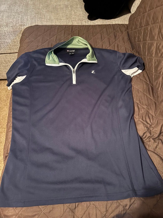 HORZE Blue polo Horze shirt