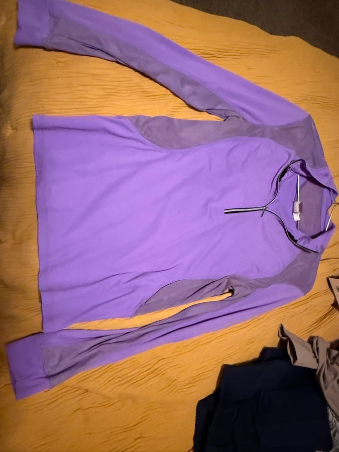 Fits lavender sunshirt