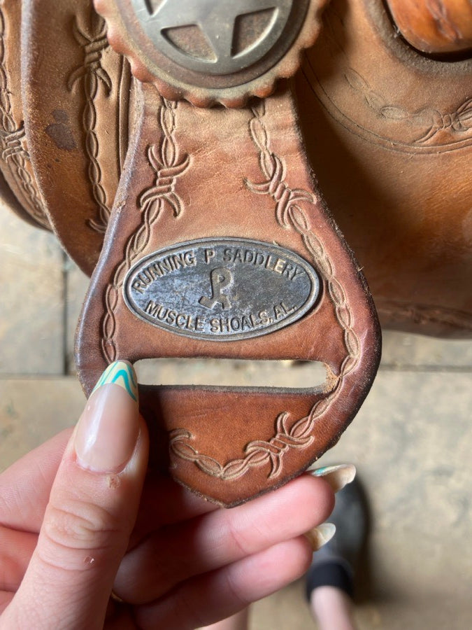 Roping saddle