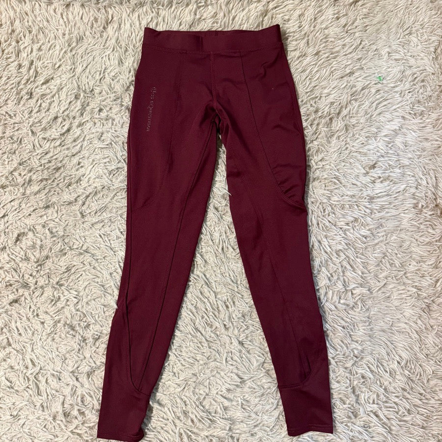 Women’s Size 10 Burgundy Goldstar Equestrian Full Seat Horseback Riding Breeches
