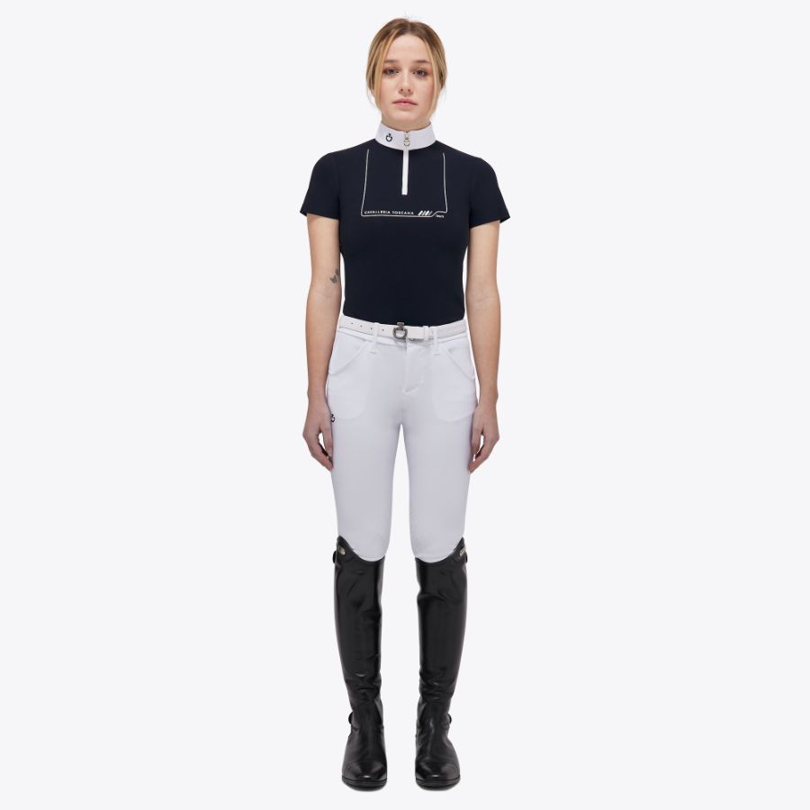 🌟 New - 50% OFF 🌟 CT Dash S/S Jersey Zip Competition Polo