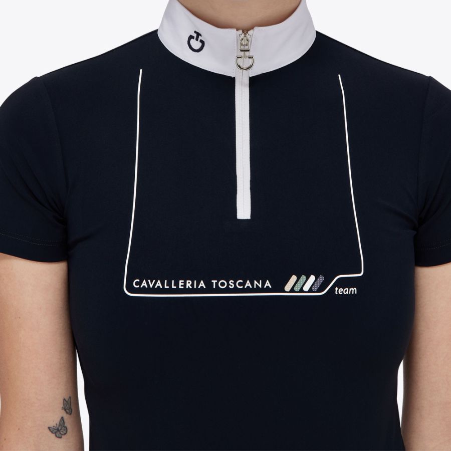 🌟 New - 50% OFF 🌟 CT Dash S/S Jersey Zip Competition Polo