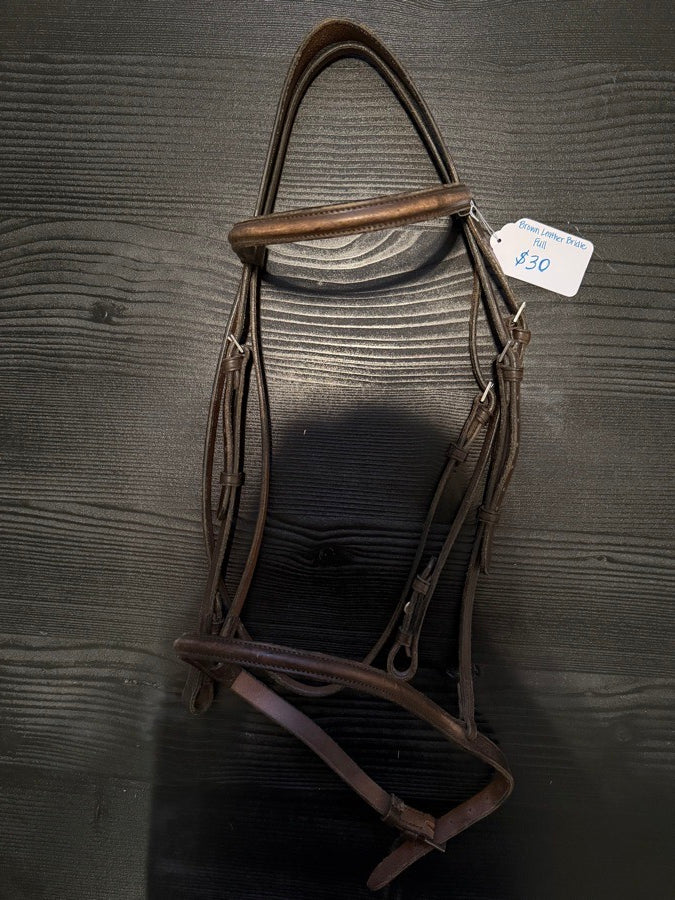 Brown Leather Bridle