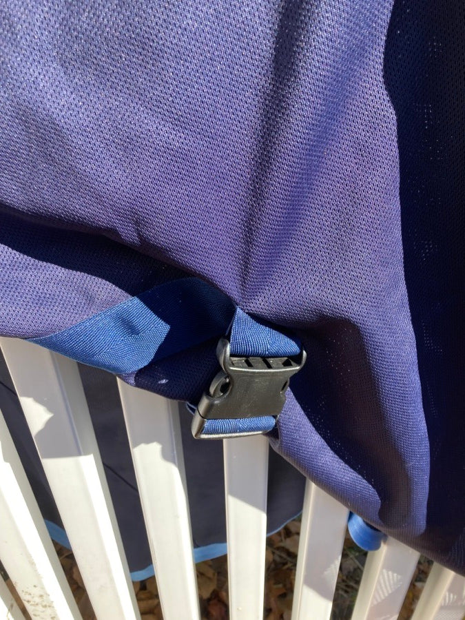 Saratoga Horseworks Scrim- navy/lt.blue-76”
