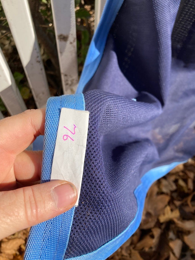 Saratoga Horseworks Scrim- navy/lt.blue-76”