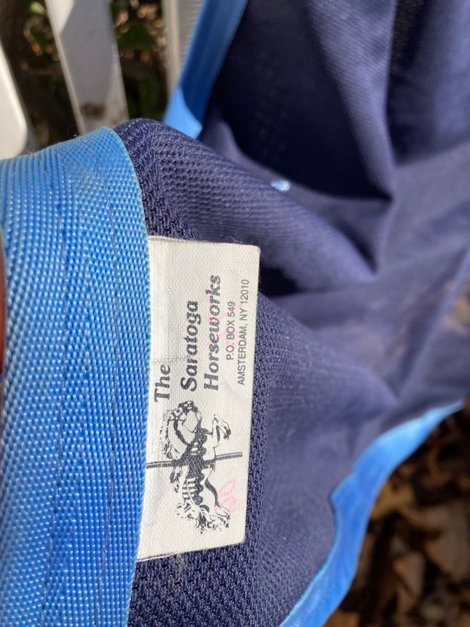 Saratoga Horseworks Scrim- navy/lt.blue-76”