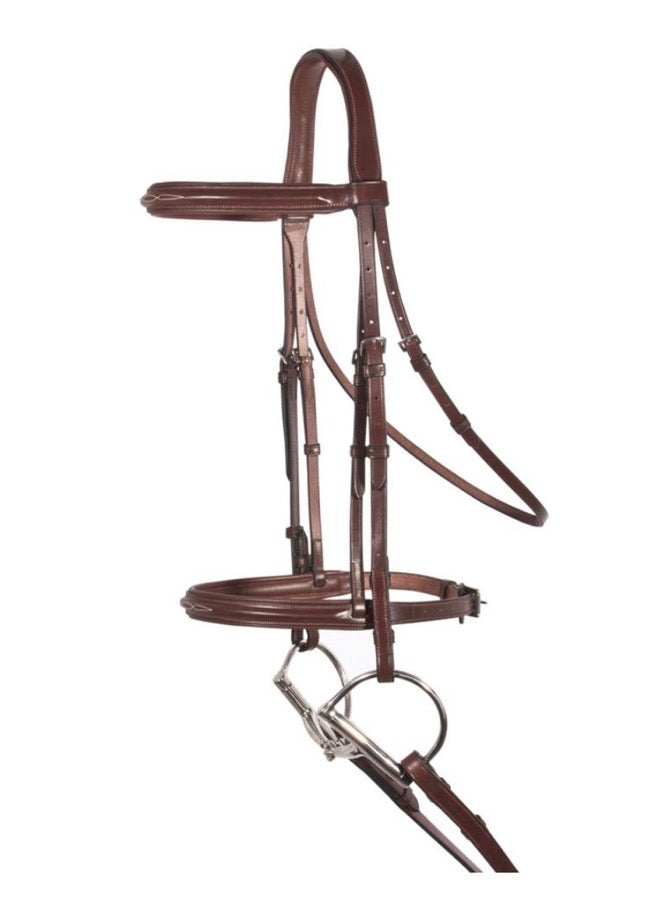 JOSEPH STERLING NEW W/ DEFECT Oversize Joseph Sterling Hunter Bridle w/XL Reins (5)