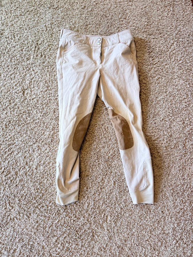 Tan Dover's knee patch breeches