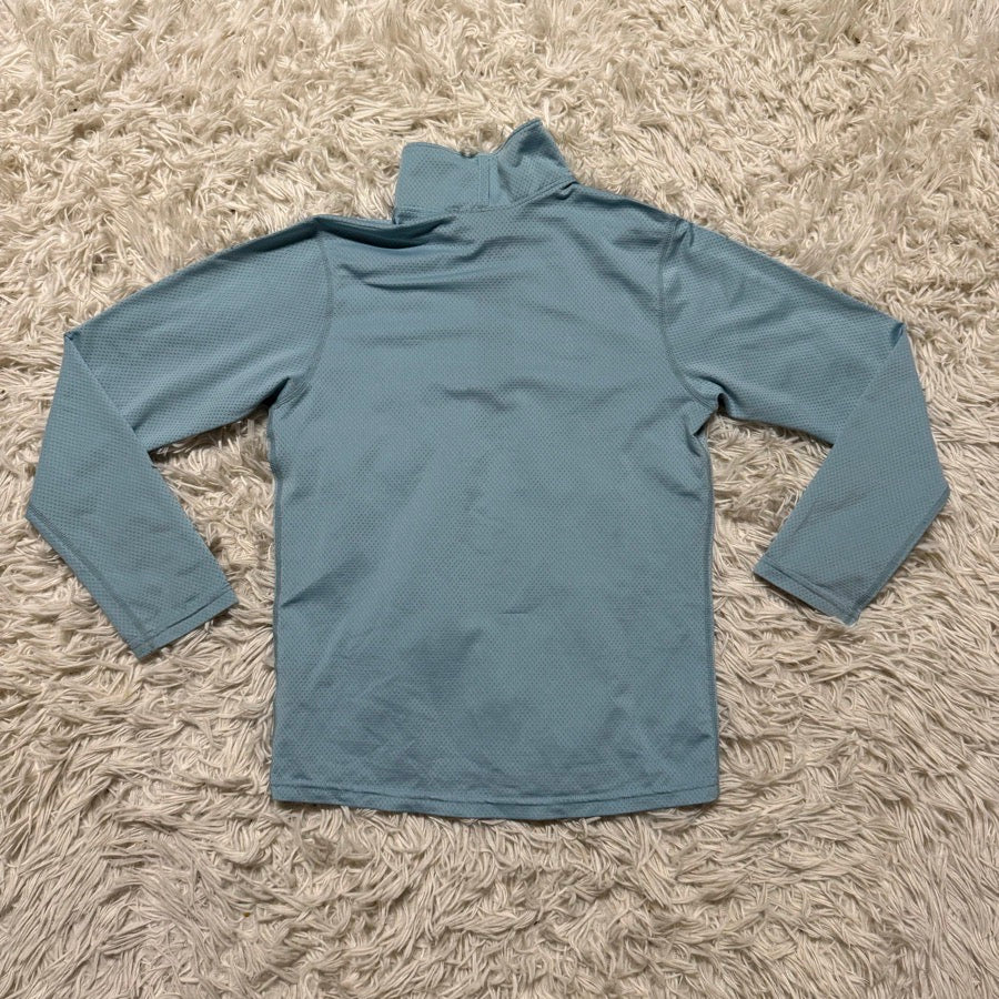 Girl’s Small Blue Kerrits Short Sleeve Horseback Riding Sunshirt. Good Condition