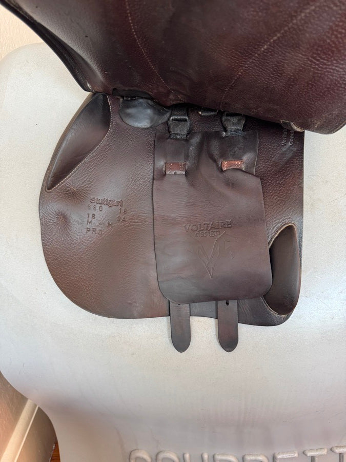 VOLTAIRE 18” Voltaire Stuttgart PRO Saddle - 2018 - 3A - Full Buffalo (8)