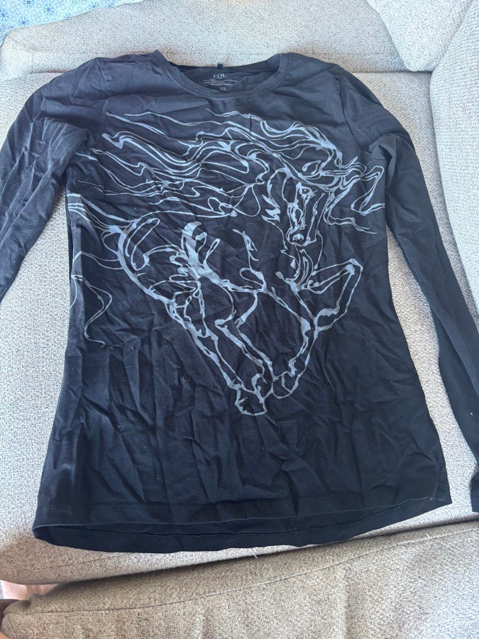 KERRITS EQl by kerrits black horse shirt