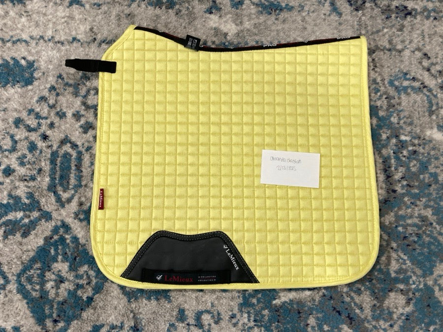 LeMieux Citron Large Dressage Saddle Pad
