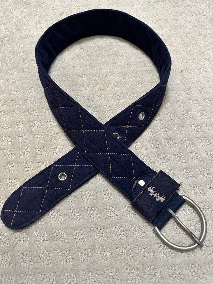 Navy Blue Equine Couture Belt