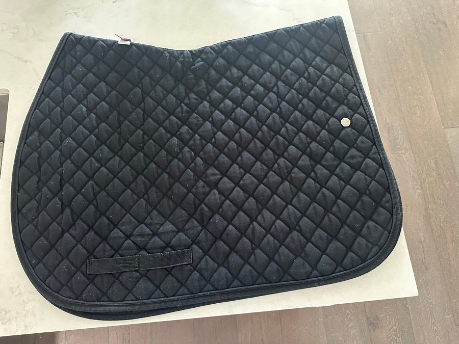 OGILVY Ogilvy - Large Profile Pad w/ Girth Loops - Solid Black