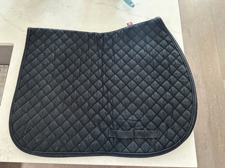 OGILVY Ogilvy - Large Profile Pad w/ Girth Loops - Solid Black (3)
