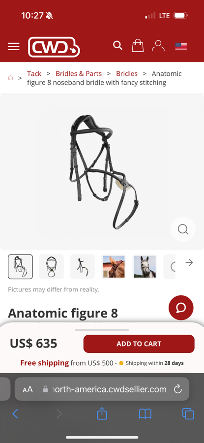 Figure 8 bridle