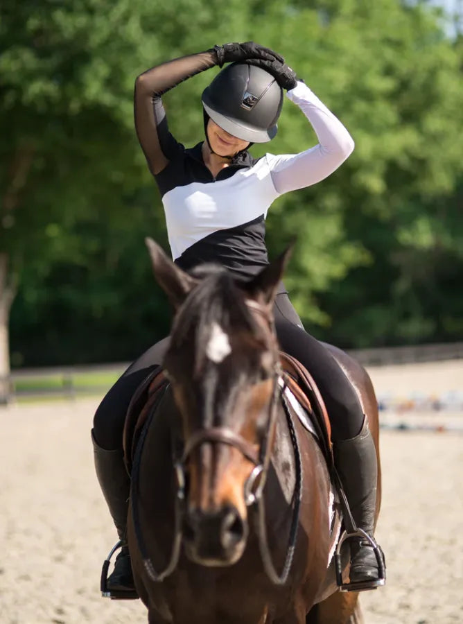 CRINIĒRE Sophie Riding Shirt - L - New!