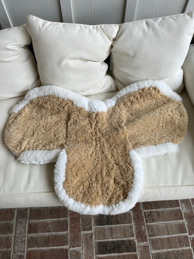 FLEECEWORKS Fleeceworks Sheepskin Close Contact Pad with Partial Trim (3)