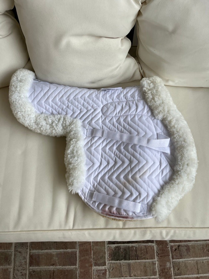 FLEECEWORKS Fleeceworks Sheepskin Close Contact Pad with Partial Trim