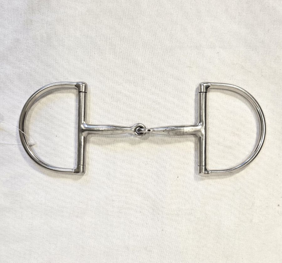 MAHEU Maheu Single Jointed Snaffle Dee (Pony) - 4.5"