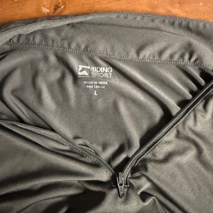 RIDING SPORT Women’s Large Green/Grey Riding Sport Long Sleeve Horseback Riding Sunshirt (4)