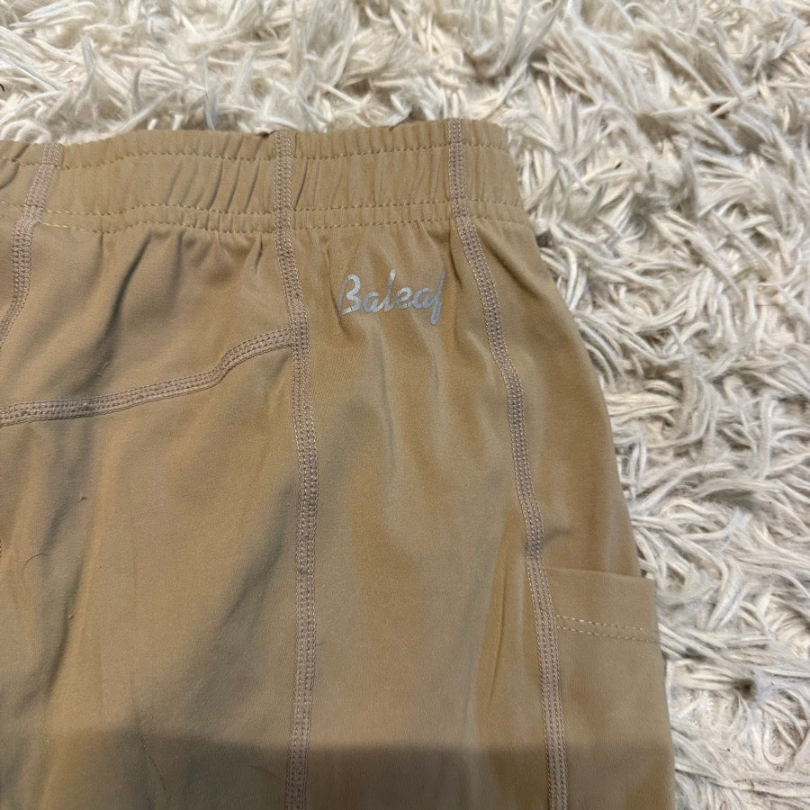 Girl’s Medium Tan Baleaf Knee Patch Horseback Riding Tights Breeches