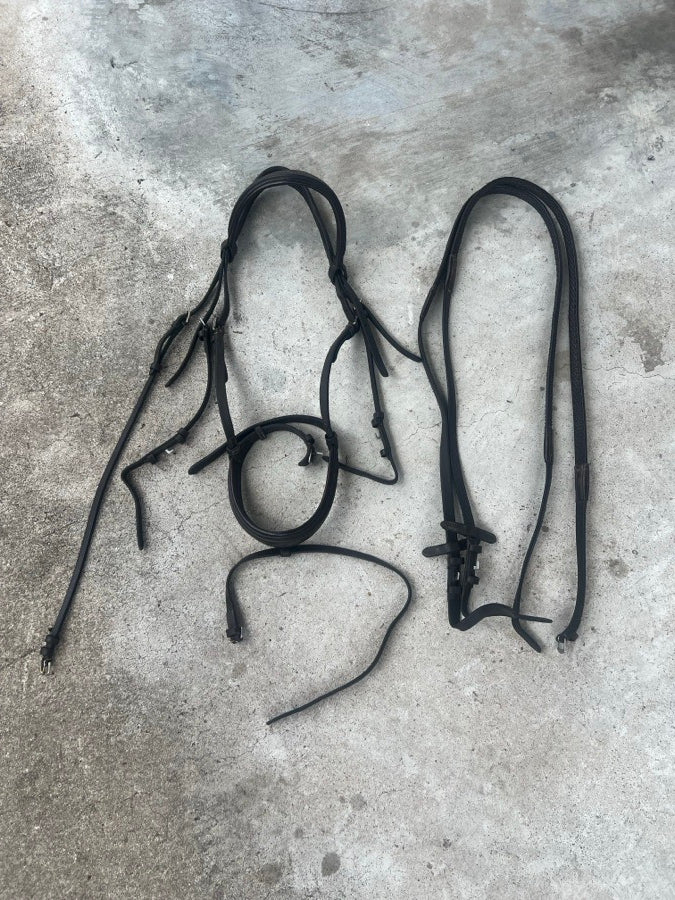 Flash Bridle with Rubber reins