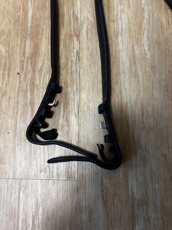 Nunn Finer Oversized Brown Soft Grip Rubber Reins