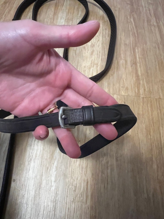 Nunn Finer Oversized Brown Soft Grip Rubber Reins