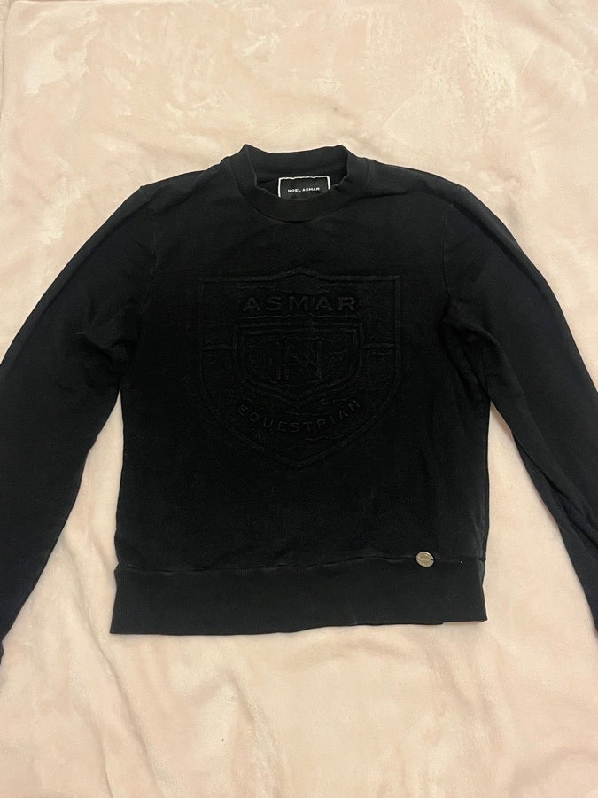 NOEL ASMAR EQUESTRIAN Noel Asmar riding black longsleeve