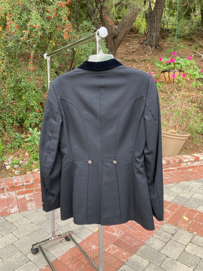 Horka Black (with velvet collar) Hunt coat - Size 38