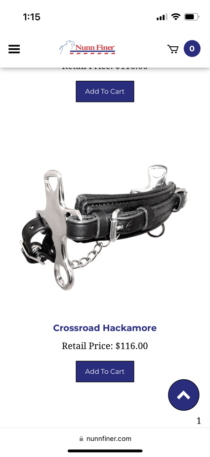 Dyon Hackamore Bridle  with Nunn Finer Hackamore