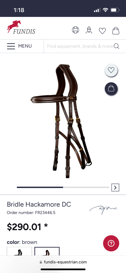 Dyon Hackamore Bridle  with Nunn Finer Hackamore