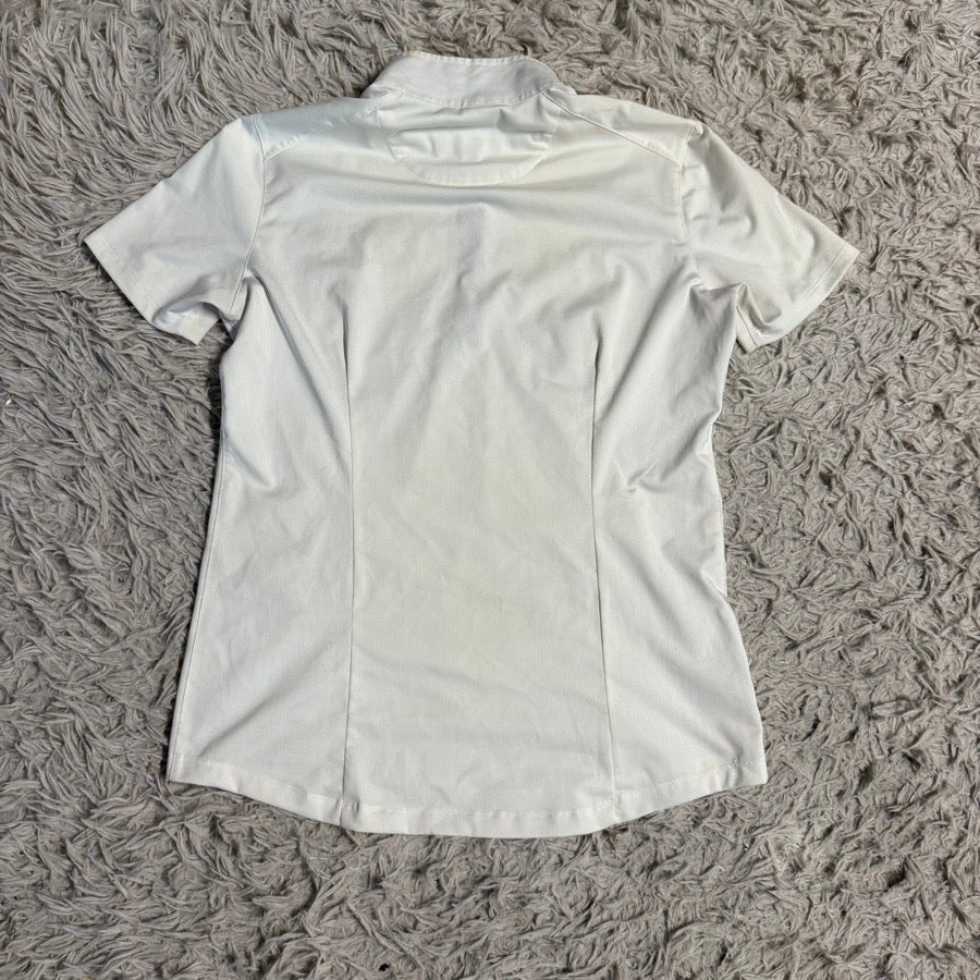 ESSEX CLASSICS Women’s Large White Essex Classics Short Sleeve Horseback Riding Show Shirt (3)