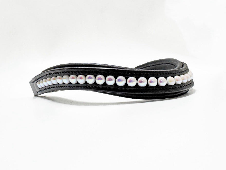 OTHER Iridescent Rainbow Beaded Browband
