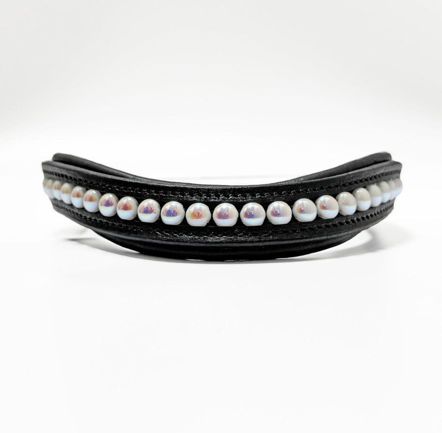 OTHER Iridescent Rainbow Beaded Browband (2)