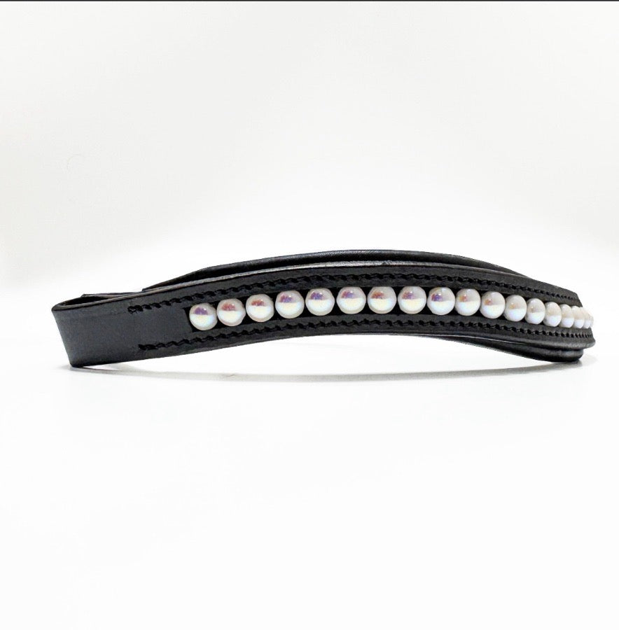 OTHER Iridescent Rainbow Beaded Browband (3)