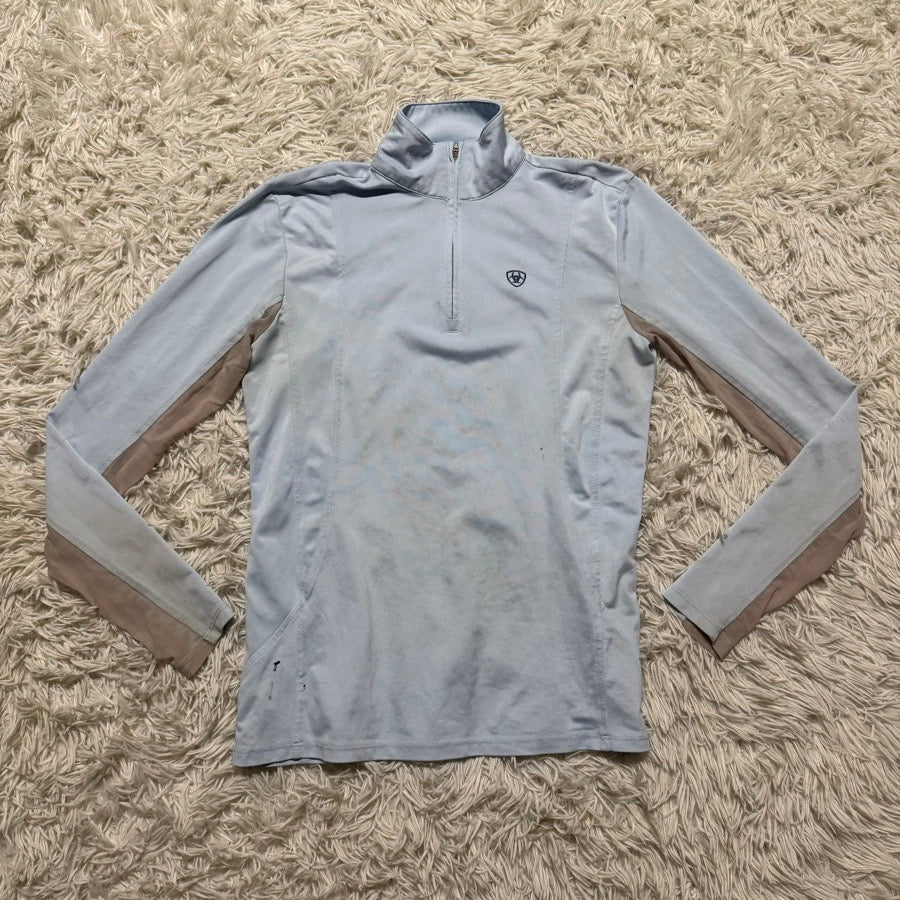 Women’s XS Blue Ariat Long Sleeve Horseback Riding Sunshirt