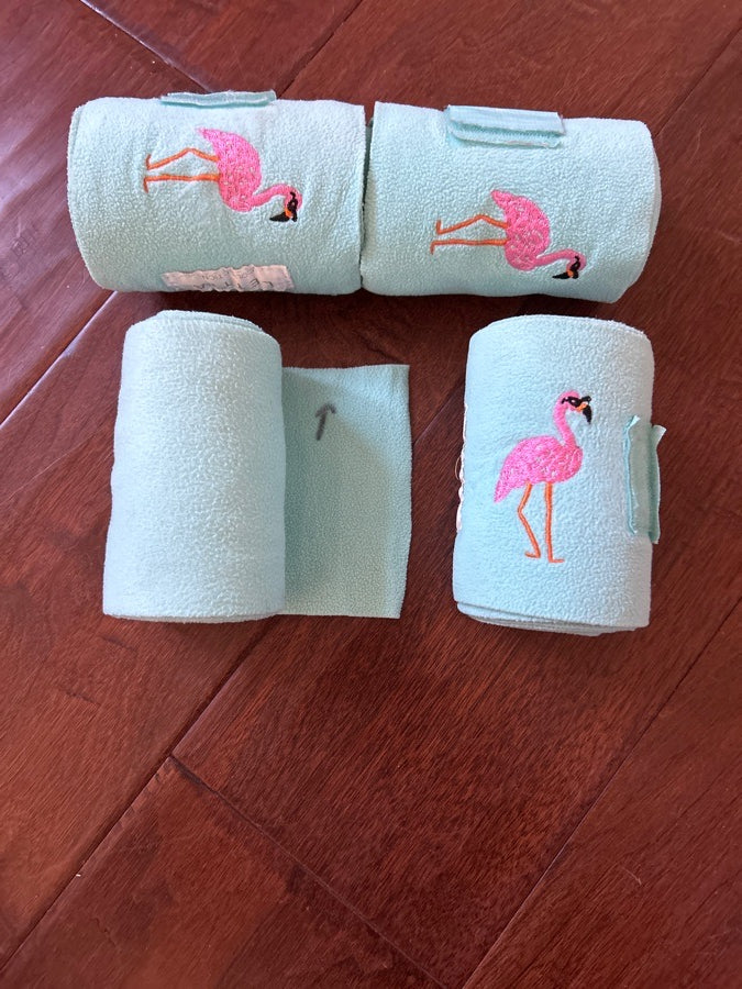 Lettia Collection Flamingo Polo Wraps