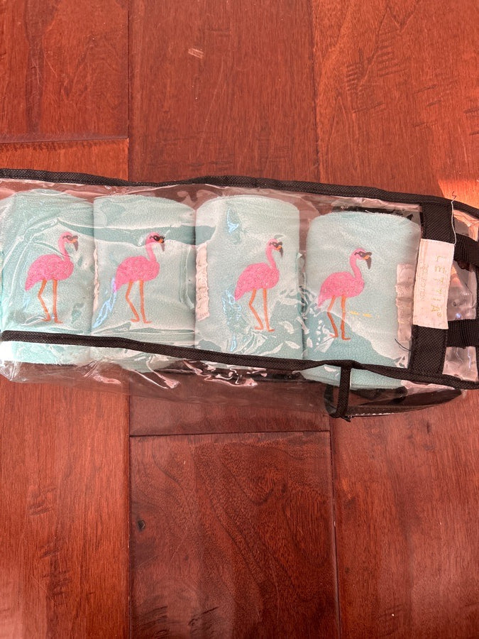 Lettia Collection Flamingo Polo Wraps