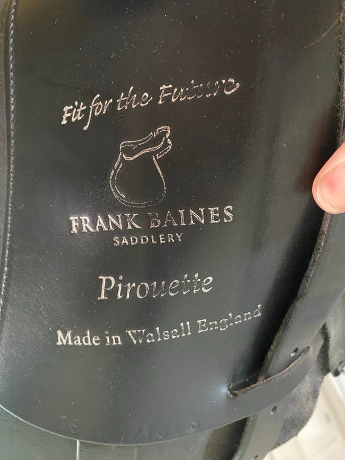FRANK BAINES 2021 18” Frank Baines Pirouette Saddle (4)