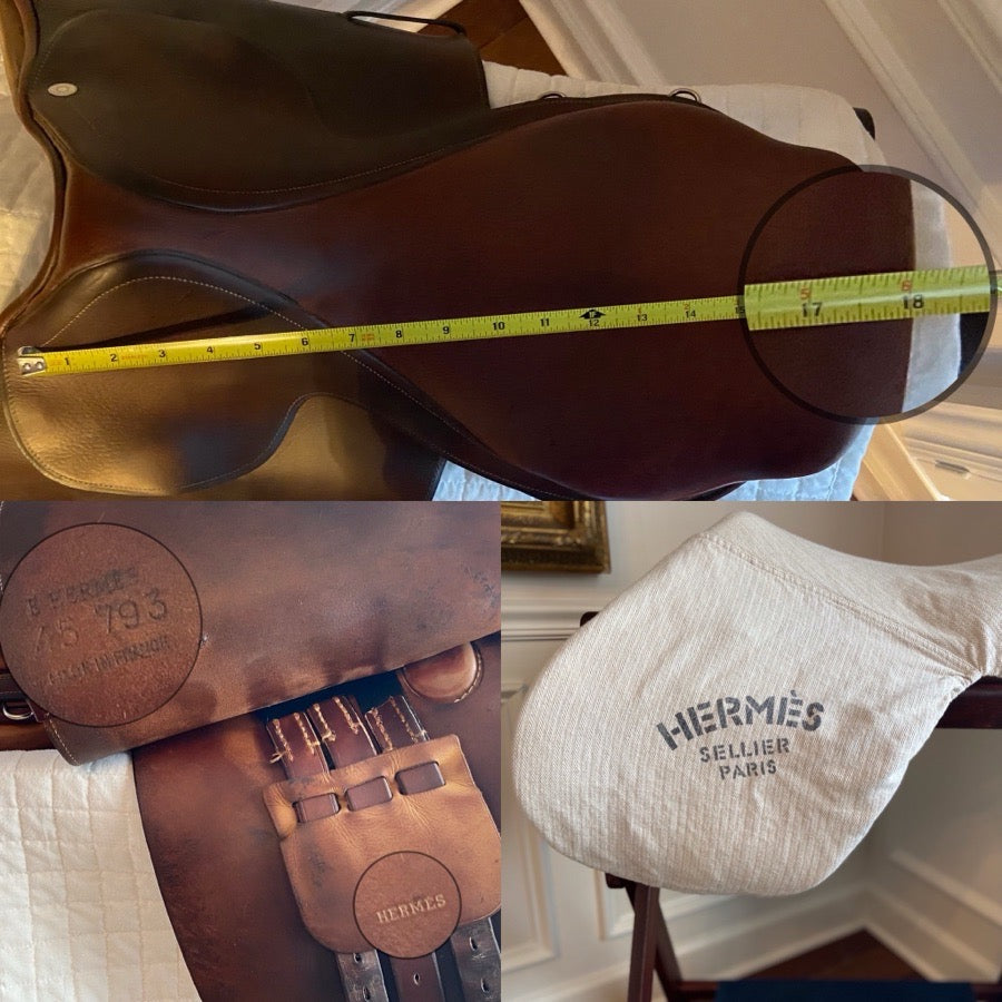 Hermes Steinkraus 18” inch Close Contact Saddle