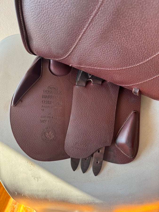 DEVOUCOUX 18” Devoucoux Biarritz S Saddle - 2017 - 2A - Full Buffalo (2)