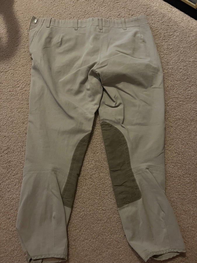Tan Tailored Sportsman Breeches 28R