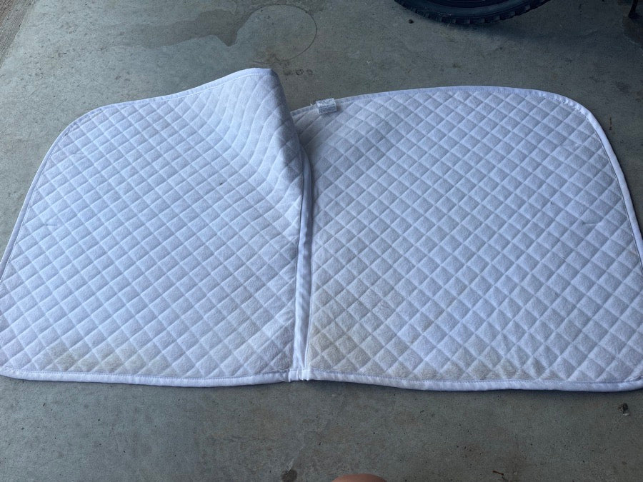 TUFFRIDER Tuffrider cotton quilted saddle pad dressage (3)