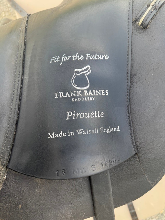 FRANK BAINES Frank Baines 18” Dressage Saddle (6)