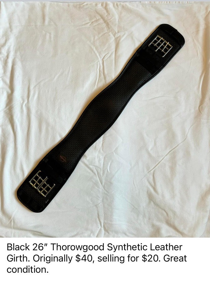 Black Thorowgood Girth