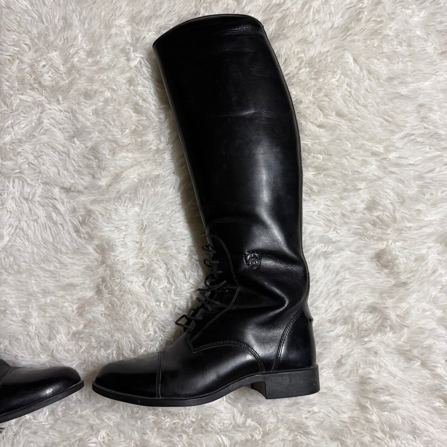 ARIAT Women’s Size 8.5 Med Height Full Calf Ariat Horseback Riding Tall Boots. Good Co (3)
